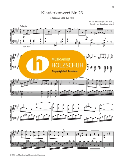 Klavierkonzert Nr. 23